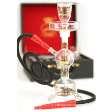 China factory wholesale al fakher hookah chicha narguile al fakher glass hookah shisha with led light